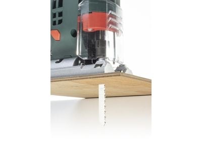 wolfcraft GmbH 4006885230507, Stikksagblad, Plast, Tre, High Carbon Steel (HCS), Grå, Gult, 6 cm, 2,5 mm