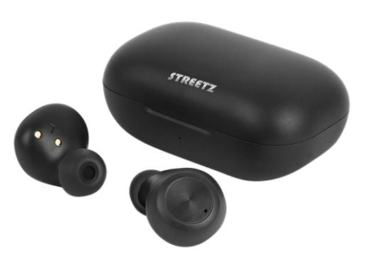 Streetz TWS-110, True Wireless Stereo (TWS), Samtaler/musikk, 20 - 20000 Hz, Hodesett, Sort