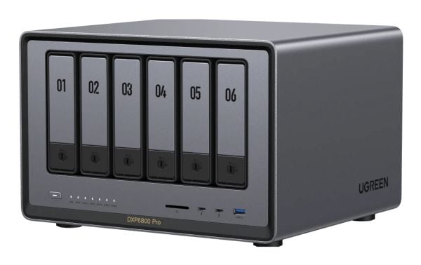 UGREEN NASync DXP6800 Pro 6-Bay NAS 0/6 SATA + 0/2 M.2 SSD, 2x 10GbE, 8GB RAM