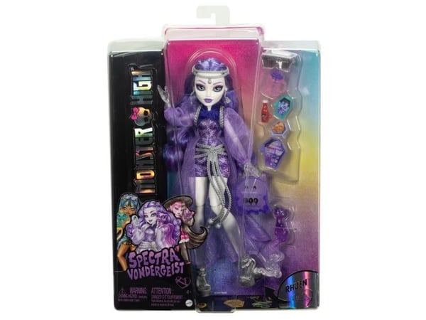 Mattel Monster High Spectra Vondergeist dukke med tilbehør