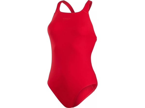 Dame Speedo ECO END+ MEDALIST AF matet rød badedrakt størrelse 36