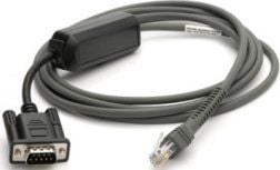 Zebra - Seriell kabel - DB-9 (hann) - 2.13 m - for Symbol LS2208