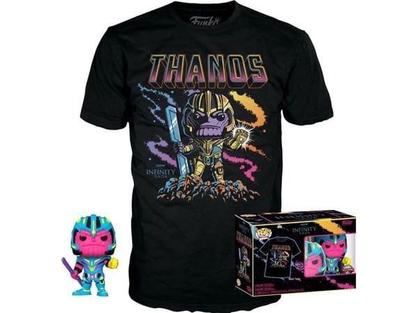 Funko! POP AND TEE Marvel Thanos (BKLT) L