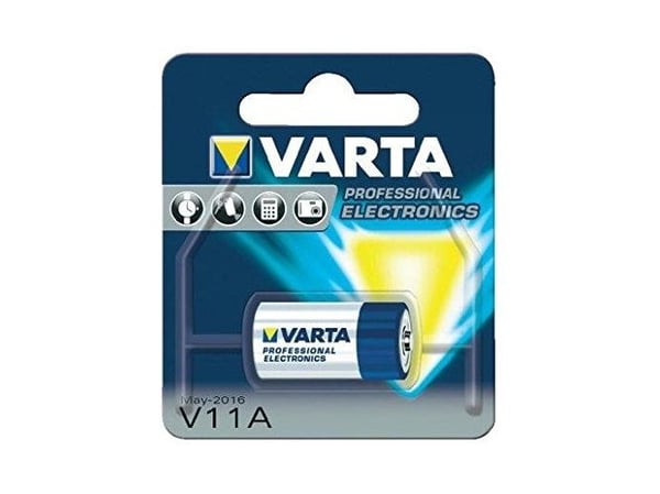 Varta V11A, Engangsbatteri, Alkalinsk, 6 V, 1 stykker, 38 mAh, Blå, Sølv