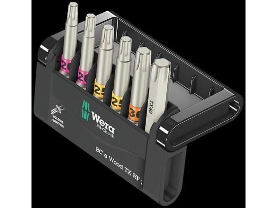 Wera 05056470001, 6 stykker, Torx Plus, TX20, TX25, TX30, TX40, 78 g, Tsjekkisk Republikk