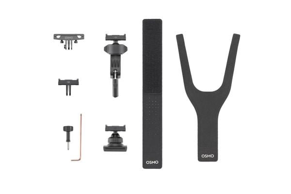 DJI Osmo Action Road Cycling Accessory Kit - Støttesystem - flermontering - sykkelseteskinne, sykkelstyre, på håndleddet - for DJI Osmo Action 3, O...