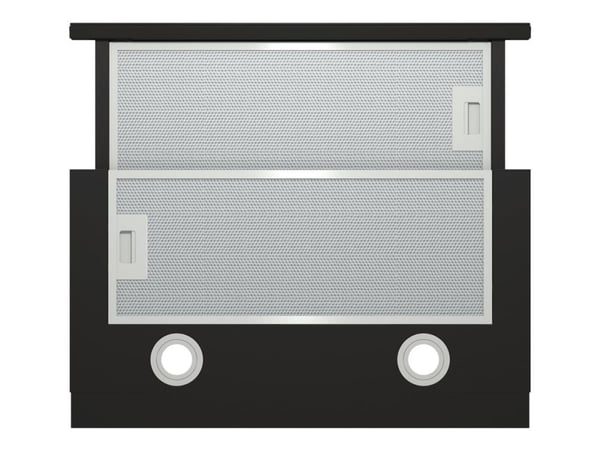 Gorenje Essential TH62E4BG - Panser - teleskopisk - bredde: 60 cm - dybde: 30.6 cm - ekstraksjon og resirkulasjon (-) - svart