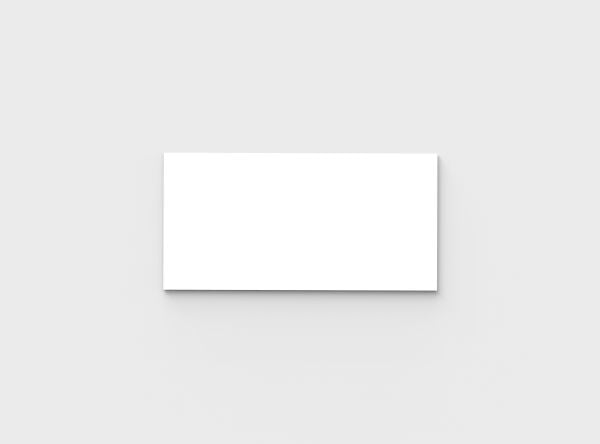 Lintex Mood Wall glasspanel, 1500 x 750 mm, hvit