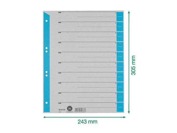 LEITZ 1652 välilehdet 230 g/m² vaaleansininen
