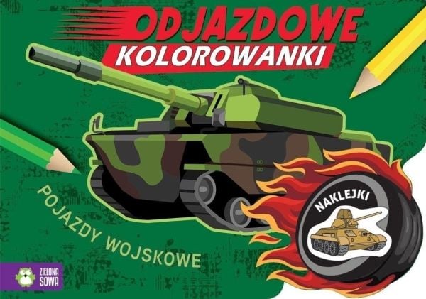 Zielona Sowa Odjazd.kolorow.z wykr. militære kjøretøy 98597