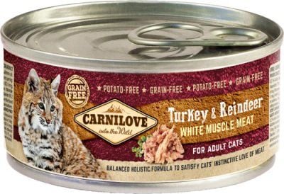 Carnilove Carnilove 100g Katteboks Kalkunreinsdyr