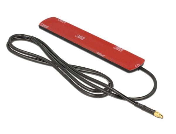 Delock LTE Band 1 - 10 / 12 - 20 / 23 / 25 - 30 / 33 - 41 / 44 - Antenne - Smart Home - 3 dBi - rundtstrålende - innendørs - svart