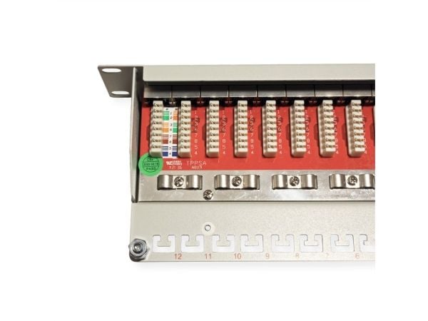 ROLINE Patchpanel ROLINE 10, 12 porttia, kat. 6A (luokka EA), suojattu