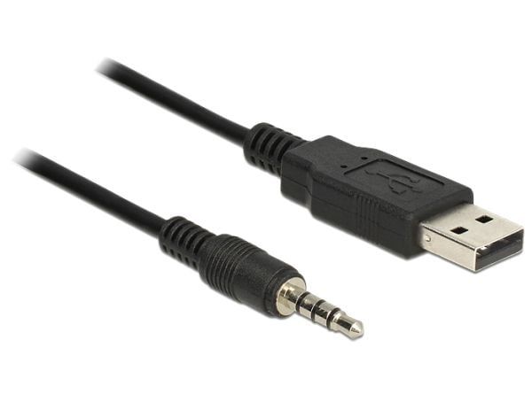 Delock Cable USB TTL male > 3.5 mm 4 pin stereo jack male 1.8 m (5 V) - Seriell adapter - USB - serie