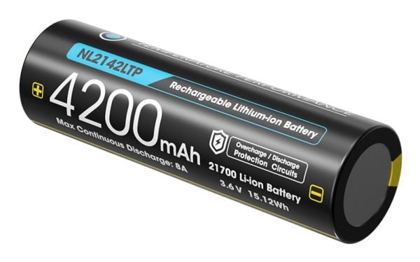 Nitecore NL2142LTP, 4200 mAh, Lithium-Ion (Li-Ion), 3,6 V, 1 stykker