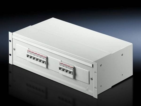Rittal 7480.300, Hvit, 3U, 48,3 cm (19"), 482,6 mm, 220 mm, 6 kg