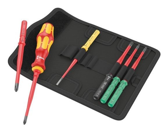 Wera Kraftform Kompakt VDE 7 extra slim 1 sähköasentajan vaihtoteräsarja (05006603001)
