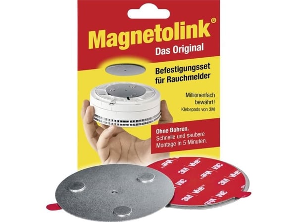 Ei Electronics Magnetisk montering for røykvarslere (Ø x H) 65 mm x 1,1 mm (ML-3X179)