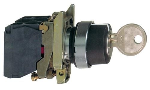 Schneider Electric XB4BG21, Musta, Terästä, 1 kpl, Levykiinnitys