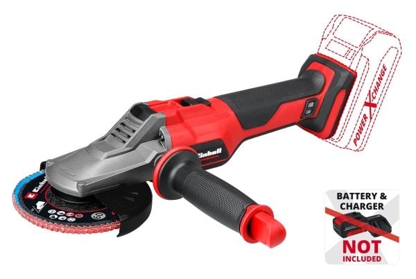 Einhell TP-AG 18/125 F Li BL - Solo, 8500 RPM, 12,5 cm, Batteri, 1,57 kg, Børsteløs motor - SOLO
