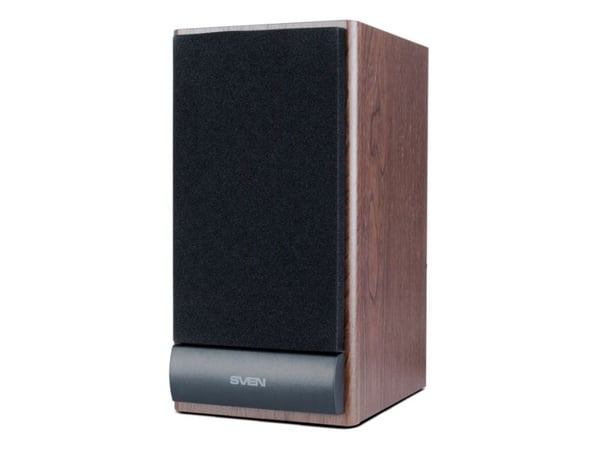 SVEN SPS-607, 2.0 kanaler, Koblet med ledninger (ikke trådløs), 6 W, 80 - 18000 Hz, Sort