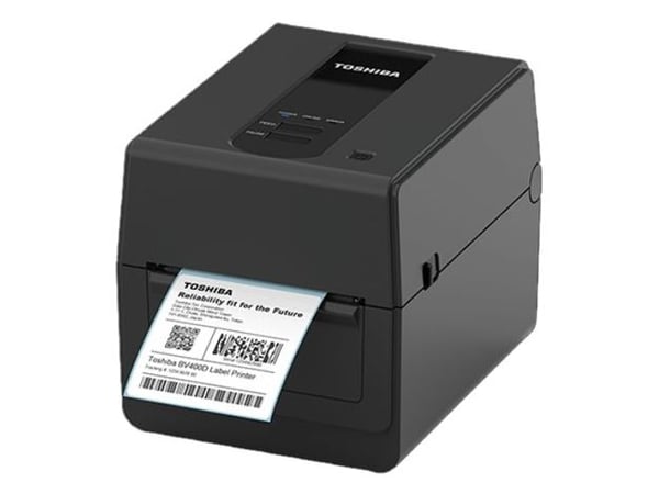 Toshiba TEC BV420D - Etikettskriver - direktetermisk - Rull (11,8 cm) - 300 dpi - inntil 127 mm/sek - USB 2.0, LAN - svart