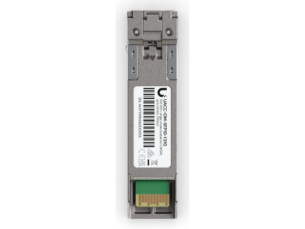 Ubiquiti UniFi - SFP+ transceivermodul - 10GbE - 10GBase-CWDM - LC/UPC-enkeltmodus - opp til 20 km - 1310 nm