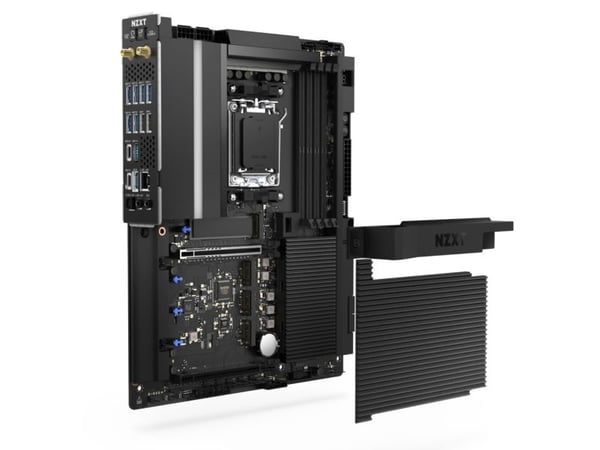 NZXT N9 X870E - Hovedkort - ATX - Socket AM5 - AMD X870E Chipset - USB 3.2 Gen 2, USB 3.2 Gen 1, USB4 - 5 Gigabit Ethernet, Wi-Fi 7, Bluetooth - in...