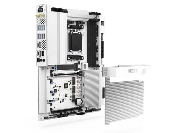 NZXT N9 X870E - Hovedkort - ATX - Socket AM5 - AMD X870E Chipset - USB 3.2 Gen 2, USB 3.2 Gen 1, USB4 - 5 Gigabit Ethernet, Wi-Fi 7, Bluetooth - in...