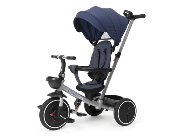 Chicco 4 in 1 Evolutive Smart Trike, Unisex, Seisova, Lapset, Puhallettavat pyörät, Musta, Sininen, Harmaa, Eteenpäin