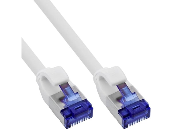 InLine 74903W, 3 m, Cat6a, S/FTP (S-STP), RJ-45, RJ-45, valkoinen