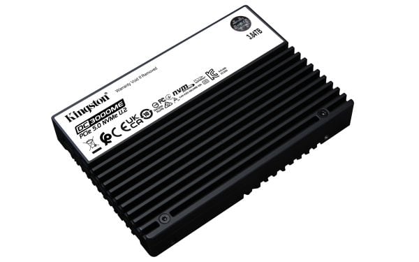 Kingston DC3000ME - SSD - Enterprise - kryptert - 3.84 TB - intern - 2.5" - U.2 PCIe 5.0 x4 (NVMe) - 256-bit AES - TCG Opal Encryption 2.0
