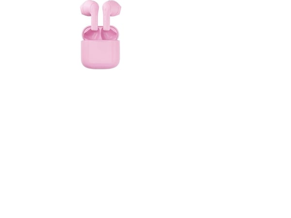 Happy Plugs JOY - True wireless-hodetelefoner med mikrofon - i øret - Bluetooth - rosa
