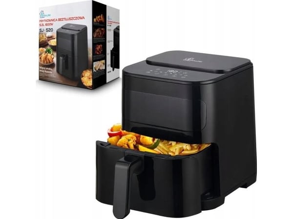 ExtraLink Extralink HOME AIR FRYER 5,2L EU SJ-520 frityrkoker Enkel 5,2 l Varmluftsfrityrkoker Svart