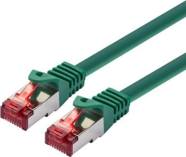 Goobay 95504, 3 m, Cat6, S/FTP (S-STP), RJ-45, RJ-45, Grønn
