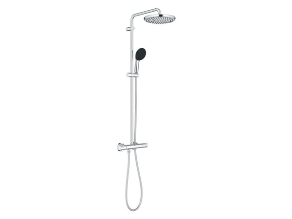 Grohe Vitalio Start System 250 Dusjsystem med termostat for veggmontering - Krom