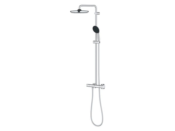 Grohe Vitalio Start System 250 Dusjsystem med termostat for veggmontering - Krom