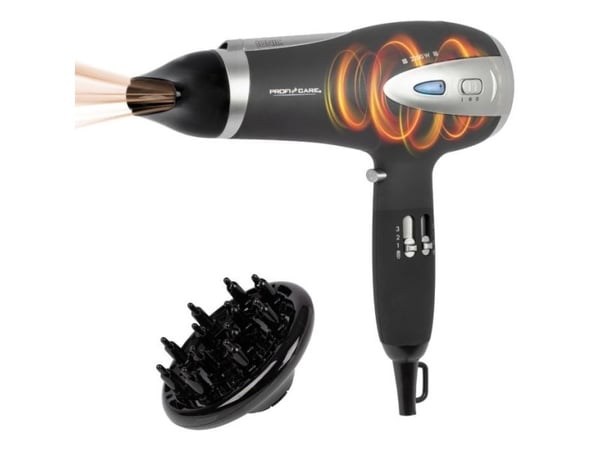 ProfiCare PC-HTD 3113, Svart, Hängögla, 2200 W, 230 V, 50/60 hz, 220 mm