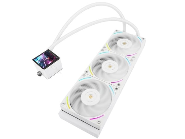 Thermalright Frozen Vision 360, Alt-i-ett væskekjøler, 12 cm, 2150 RPM, Hvit