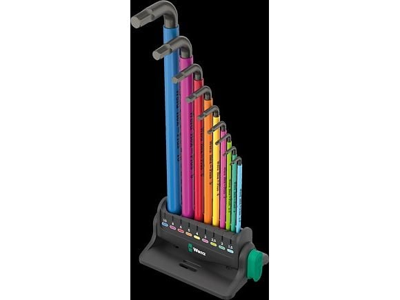 Wera 950/9 Hex-Plus Multicolour 3 kuusiokoloavainsarjaa