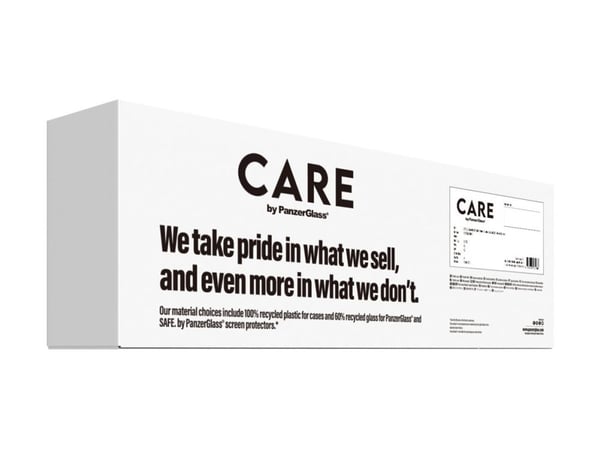 CARE by PanzerGlass - Baksidedeksel for mobiltelefon - MagSafe-samsvar - termoplast-polyuretan (TPU) - hvit, gjennomsiktig - for Apple iPhone 16e