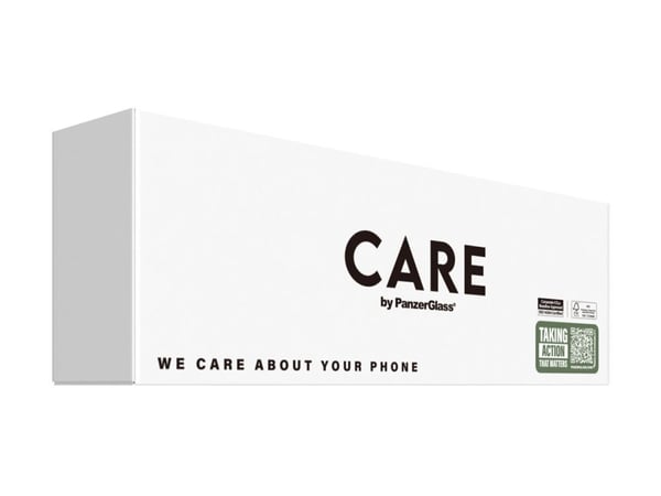 CARE by PanzerGlass - Baksidedeksel for mobiltelefon - MagSafe-samsvar - termoplast-polyuretan (TPU) - hvit, gjennomsiktig - for Apple iPhone 16e