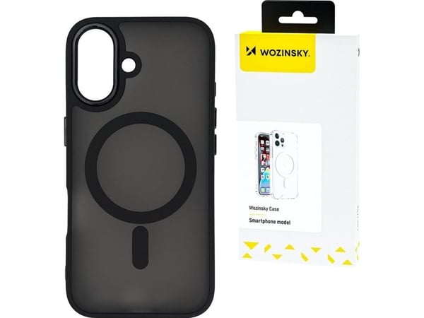 Wozinsky Fashion etui MagSafe for Samsung Galaxy S25 - svart