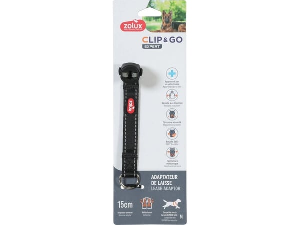 ZOLUX adapter til hundesele CLIP&GO M