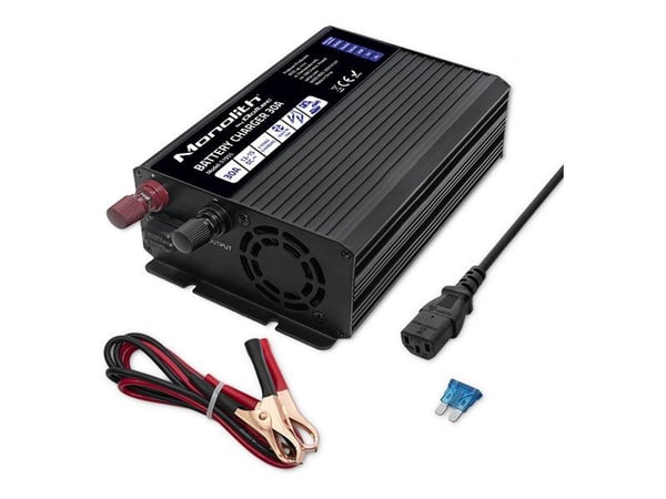 Qoltec Monolith 51955 - Batterilader - 12V - AC 180-260 V