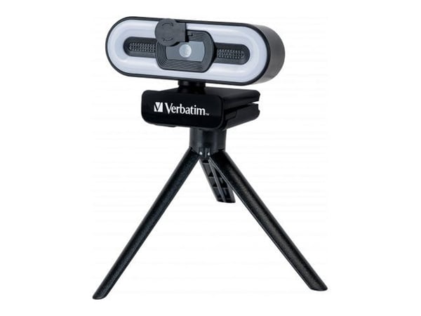 Verbatim AWC-02 - Nettkamera - farge - 2560 x 1440 - 2K, 1080p - lyd - USB 2.0