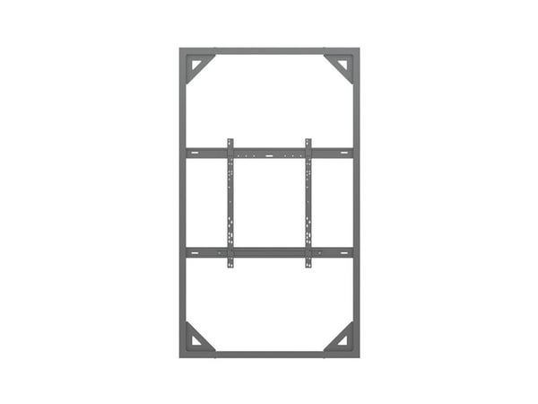 Multibrackets M Pro Series - Innhegning - for flatpanel - stor - stål - svart - skjermstørrelse: 86" - veggmonterbar