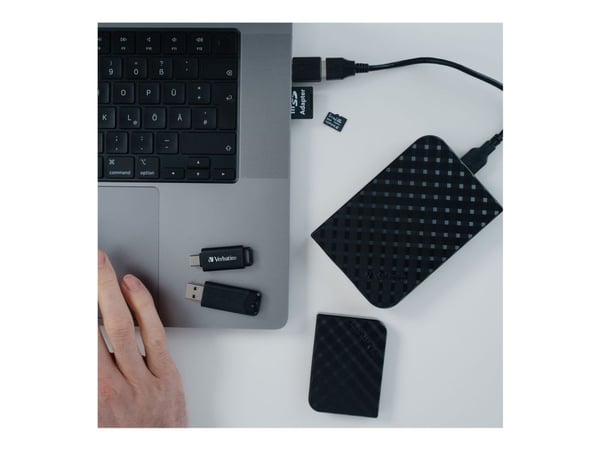 Verbatim Store 'n' Go - Harddisk - 4 TB - ekstern (bærbar) - USB 3.0 - 5400 rpm - buffer: 8 MB - svart