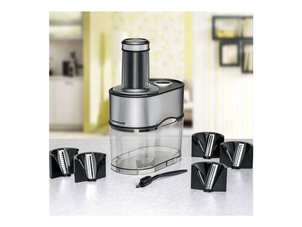 Rommelsbacher EGS 80 Gnudel - Elektrisk spiralskärare - 2.5 liter - 100 W - svart / rostfritt stål
