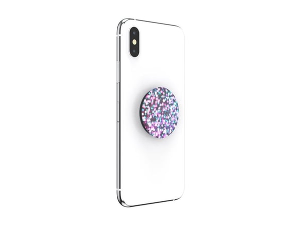PopSockets PopGrip Basic - Fingergrep/stativ for mobiltelefon - universell - Unicorn Bokeh